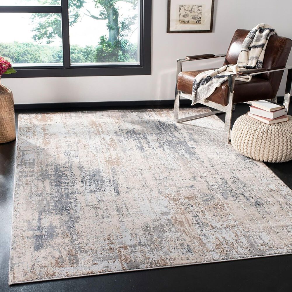 Safavieh Invista INV432A 4&#39; x 6&#39; Cream and Grey Area Rug, , large