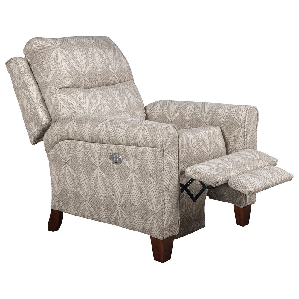 Southern Motion Pep Talk Power High Leg Recliner in Alabaster, , large