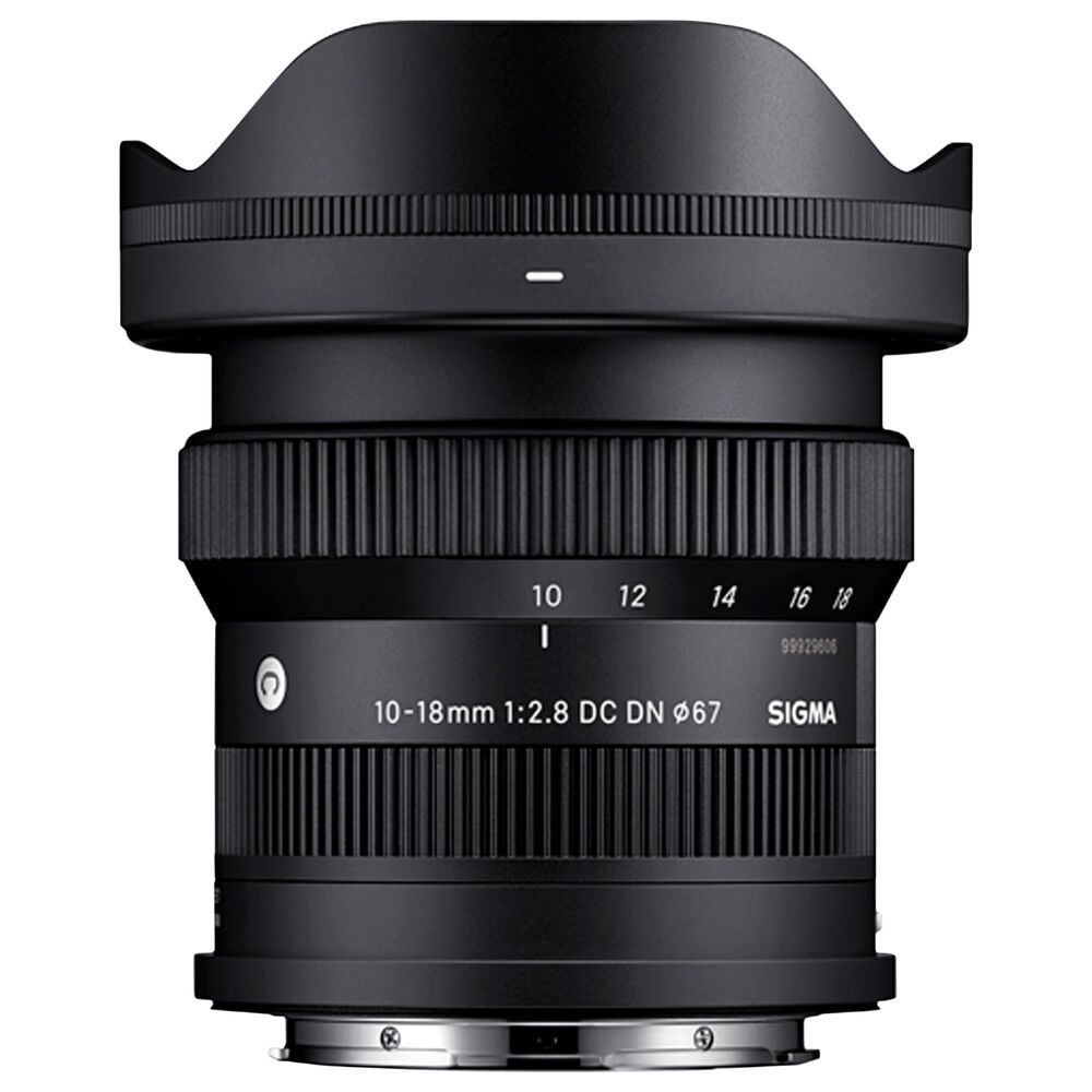 Sigma 10-18mm f/2.8 DC DN Contemporary Lens for Sony E-Mount in Black, , large
