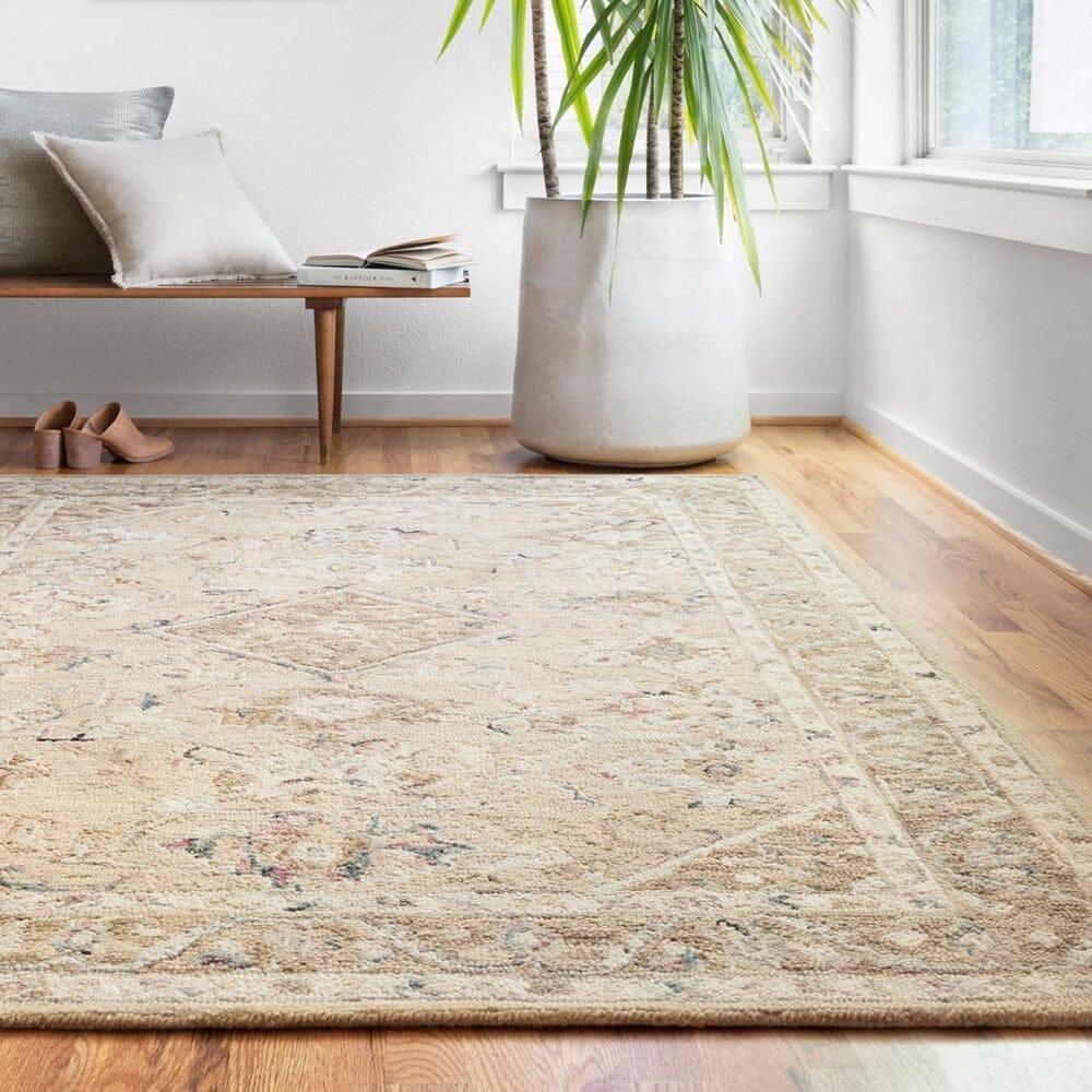 Loloi II Beatty BEA-02 7&#39;9&quot; x 9&#39;9&quot; Beige and Ivory Area Rug, , large