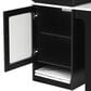 HOMLUX 60" Kitchen Island in Black, , large