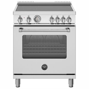 Bertazzoni Master 4.7 Cu. Ft. Freestanding Electric Induction Range in Stainless Steel, , large