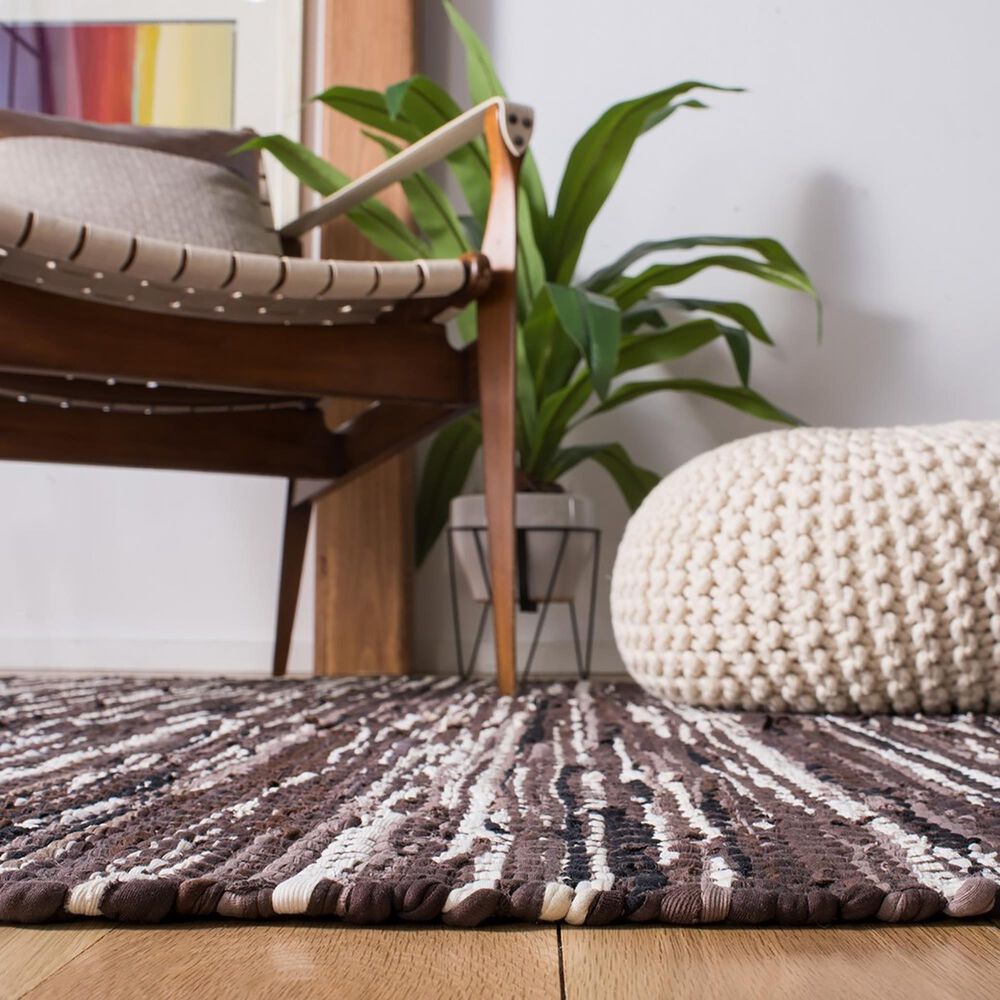Safavieh Montauk 3&#39; x 5&#39; Brown and Ivory Area Rug, , large