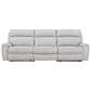 Ashley Social Pointe 3-Piece Power Symmetrical Reclining Sectional in Pearl and Ash, , large