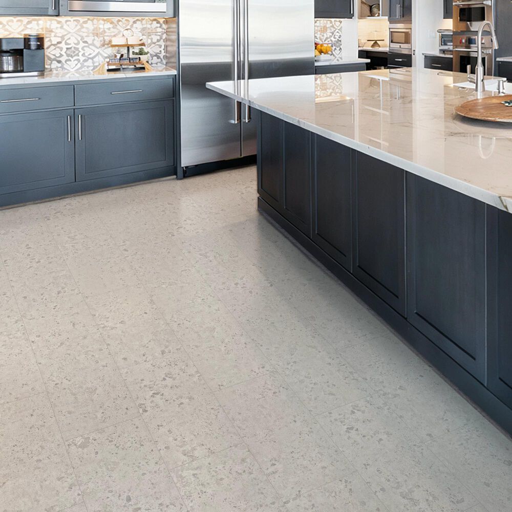 COREtec Balanced Retreat Morning Fog Terrazzo 12" x 24" Luxury Vinyl Tile, , large