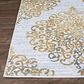 Couristan Calinda Montebello 2" x 3" Gold, Silver and Ivory Area Rug, , large