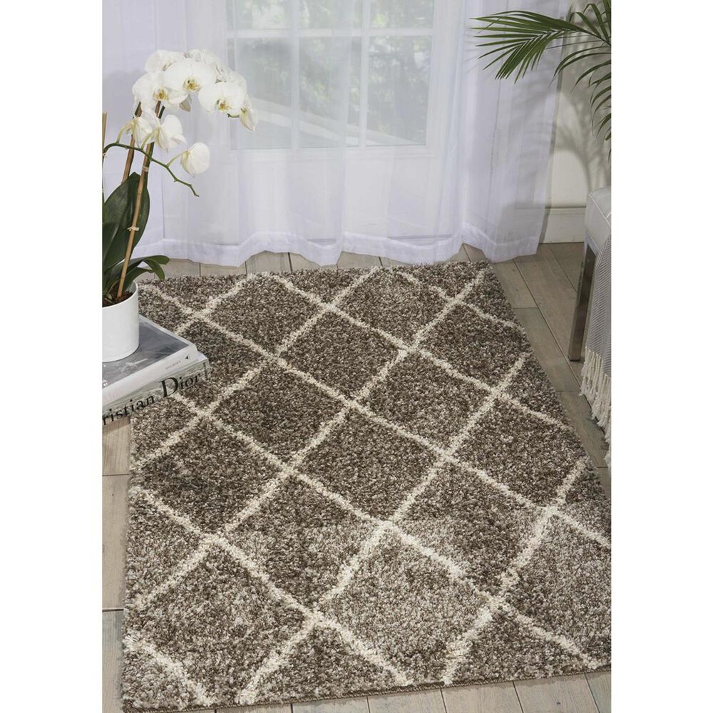 Nourison Brisbane BRI03 8&#39;2&quot; x 10&#39; Stone Area Rug, , large
