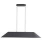 Golden Lighting Faroe 43" 1-Light LED Pendant in Flecked Black and Grey, , large