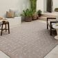Amber Lewis x Loloi Topanga 5"3" x 7"6" Natural and Bone Indoor/Outdoor Area Rug, , large