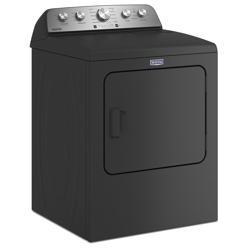Maytag 7.0 Cu. Ft. Front Load Gas Dryer with Steam-Enhanced Cycles in Volcano Black, , large