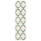 Safavieh Venus Shag 2"2" x 8" Ivory and Green Runner, , large