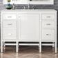 James Martin Vanities Addison 48" Single Bathroom Vanity in Glossy White with 3 cm Lime Delight Quartz Top and Rectangular Sink, , large