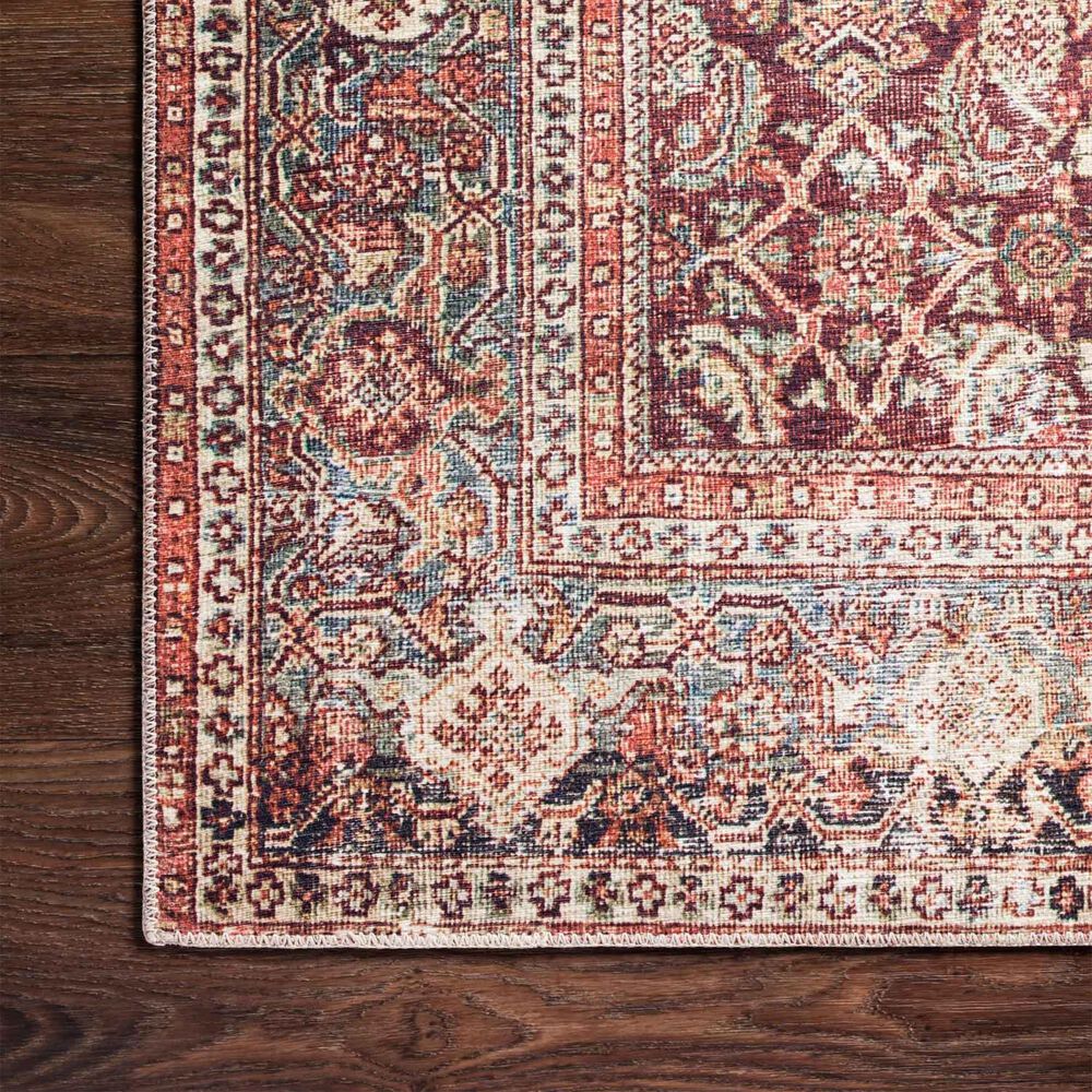 Loloi II Layla 2&#39; x 5&#39; Cinnamon and Sage Runner, , large