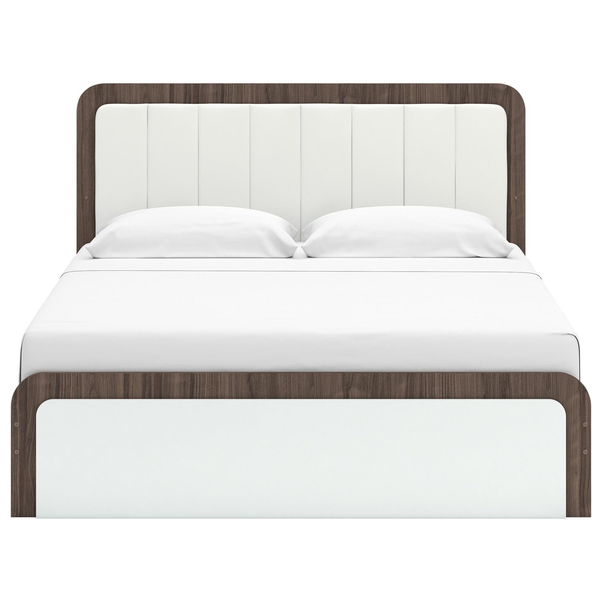 Ashley Kendanport King Upholstered Platform Bed with Dresser Chest