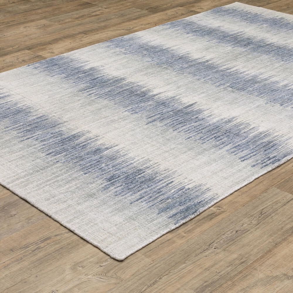 Oriental Weavers Clarke CLA06 Blue and Ivory 8&#39; x 10&#39;Area Rug, , large