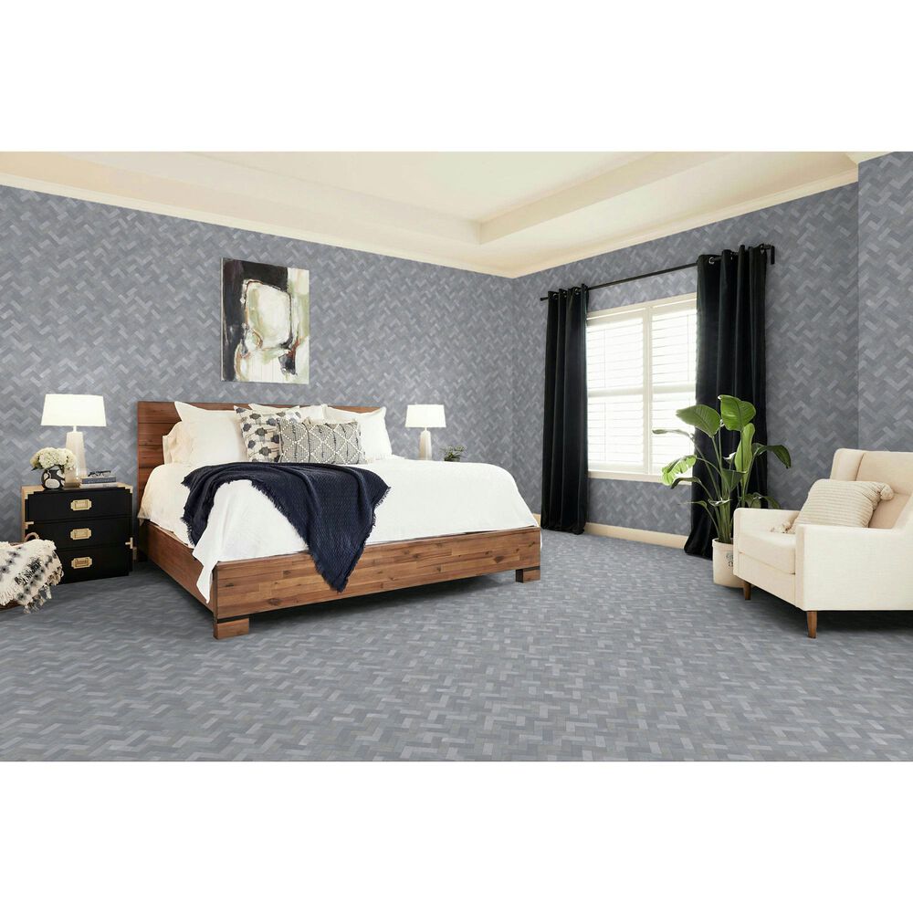 Shaw Eterna Como Bardiglio 10.25" x 12.5" Natural Stone Mosaic Sheet, , large