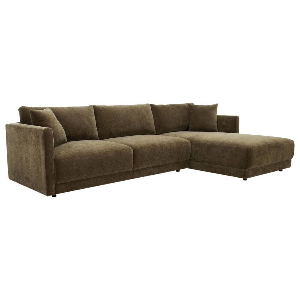 CityLine Bryn Stationary Sectional Right Facing in Heritage Green, , large