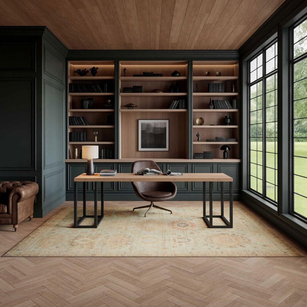 Nourison Vintage Washables Sage and Multicolor 9' x 12' Area Rug, , large