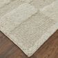 Feizy Ashby Geometric 3"6" x 5"6" Ivory and Beige Area Rug, , large