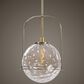 Uttermost Mimas 1-Light Pendant in Antique Brass, , large