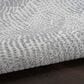 Nourison Central Park West CEP01 Grey 6" x 9" Area Rug, , large