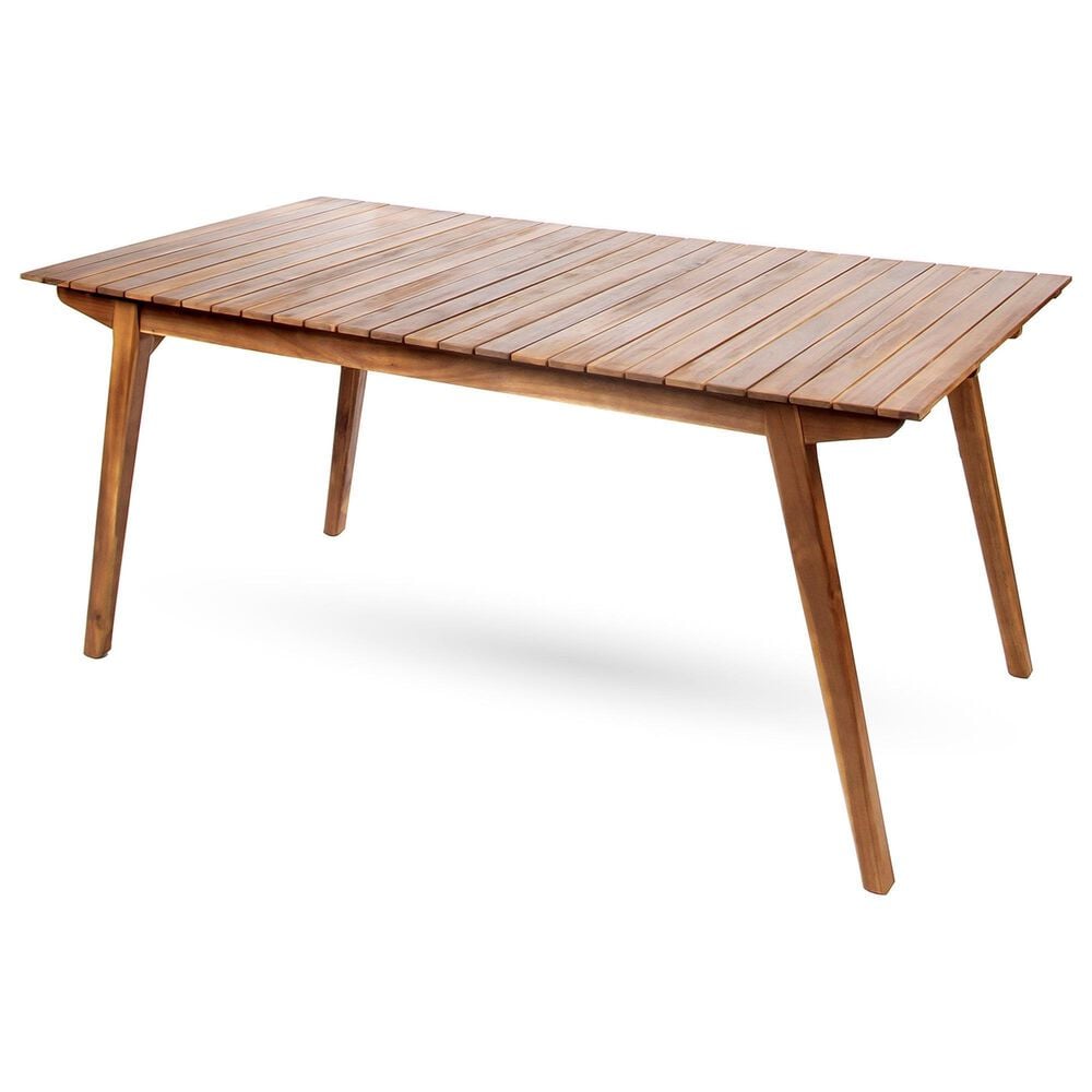 Hearth and Haven 7-Piece Outdoor Dining Set in Teak, , large