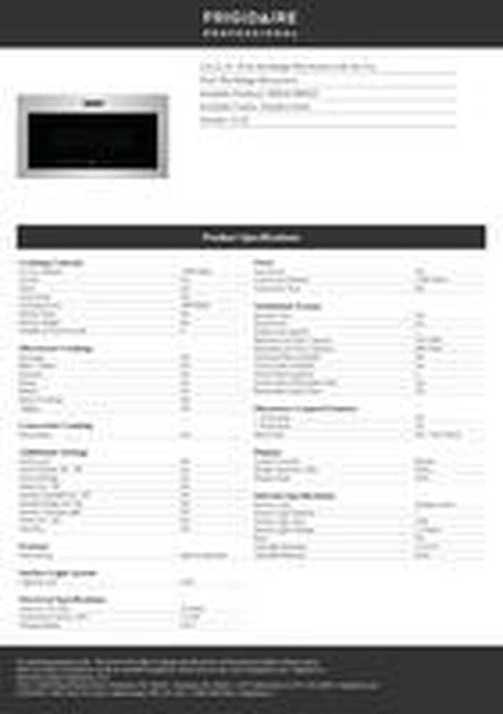 Frigidaire Professional OTR Micro 1.9 CuFt w/Air Fry, , large