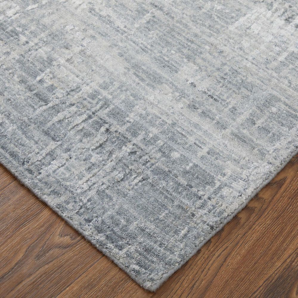 Feizy Eastfield 69A8F 3&#39; x 5&#39; Blue and Silver Area Rug, , large