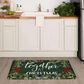 Mohawk Dri-Pro Together At Christmas 1"6" x 2"6" Multicolor Door Mat, , large