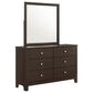 Mayberry Hill Sami Dresser and Mirror in Espresso, , large