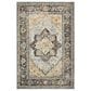 Dalyn Rug Company Jericho 4" Round Pewter Indoor/Outdoor Area Rug, , large