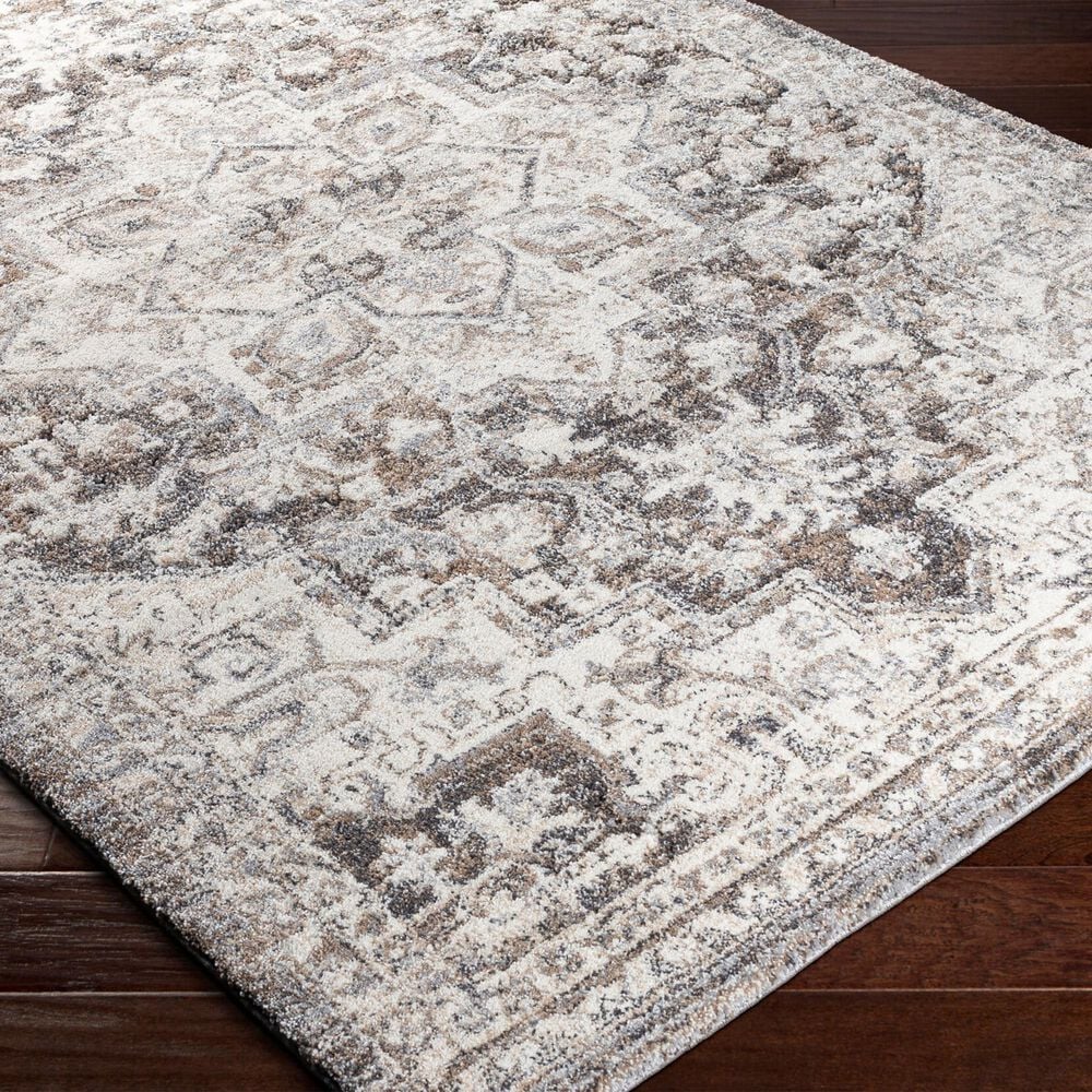 Surya Tuscany TUS-2318 Brown, Charcoal, Light Gray, Light Beige and Cream 12&#39; x 15&#39; Area Rug, , large