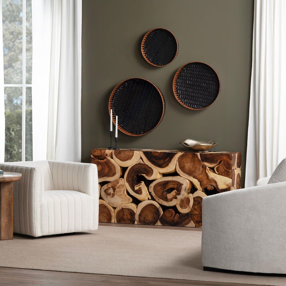 Crestview Collection Borneo Console Table in Laquered, , large
