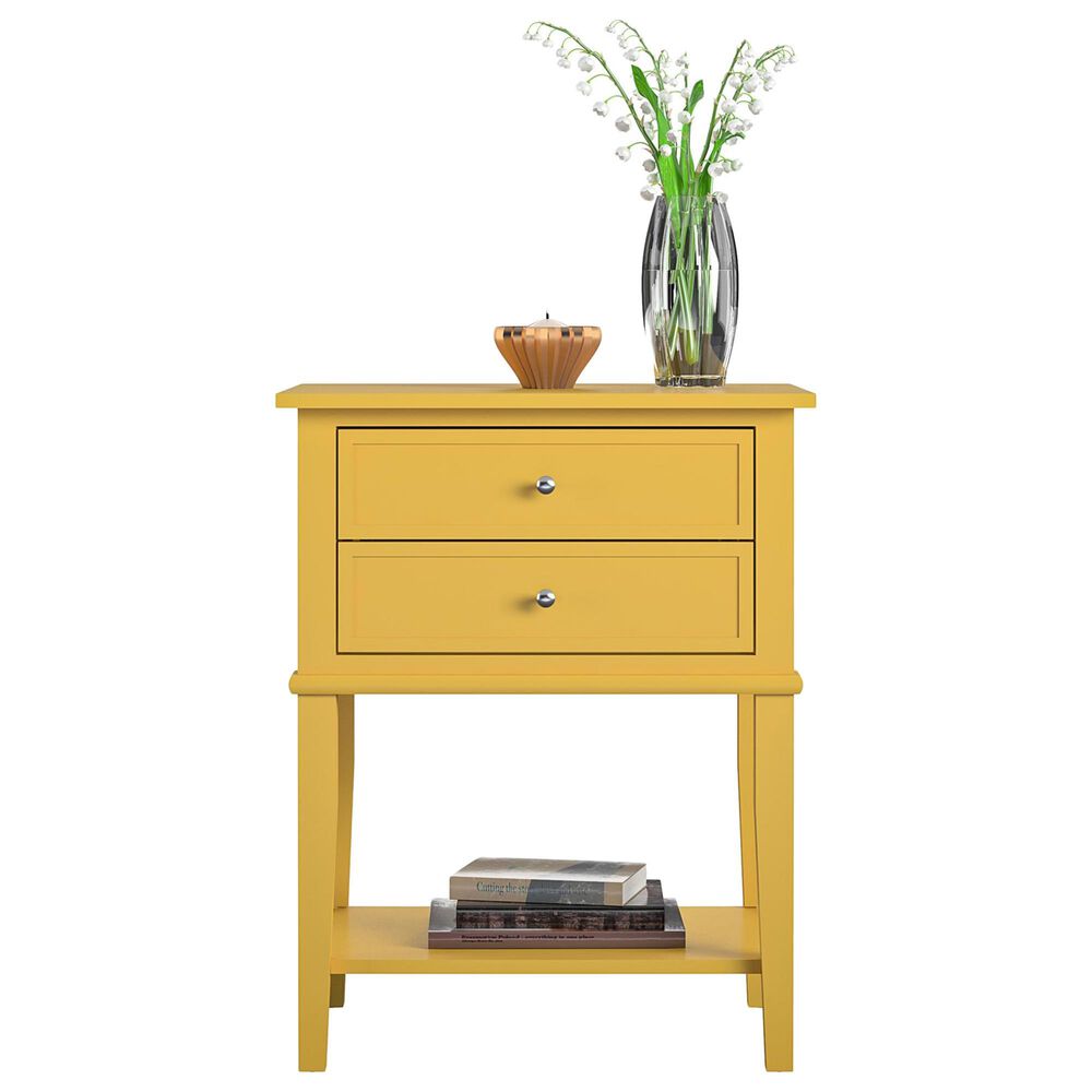 DHP Cottage Hill Accent Table in Mustard Yellow, , large