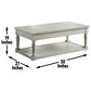 Steve Silver Furniture Hemingway Lift Top Coffee Table in Alabaster, , large