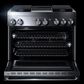 JennAir Noir 36" Professional Range with Griddle in Stainless Steel, , large