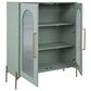 Ashley Adwen Accent Cabinet in Light Green and Gold, , large