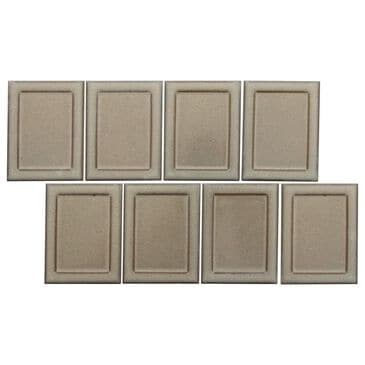 Emser Cuadro Fawn 4" x 5" on 9" x 14" Frame Porcelain Mosaic Sheet, , large