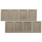 Emser Cuadro Fawn 4" x 5" on 9" x 14" Frame Porcelain Mosaic Sheet, , large