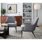 Lumisource Marcel Accent Chair in Light Grey, , large