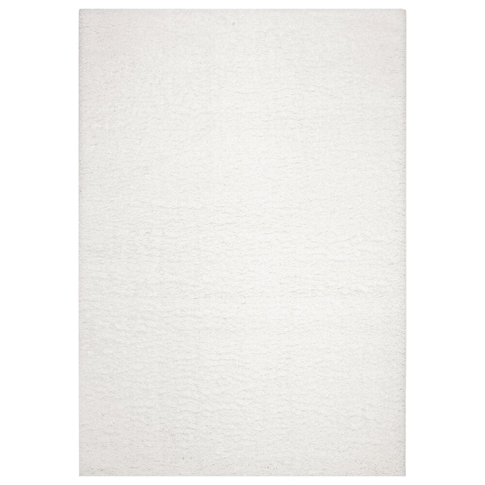 Safavieh August Shag AUG900A 9" x 12" White Area Rug, , large