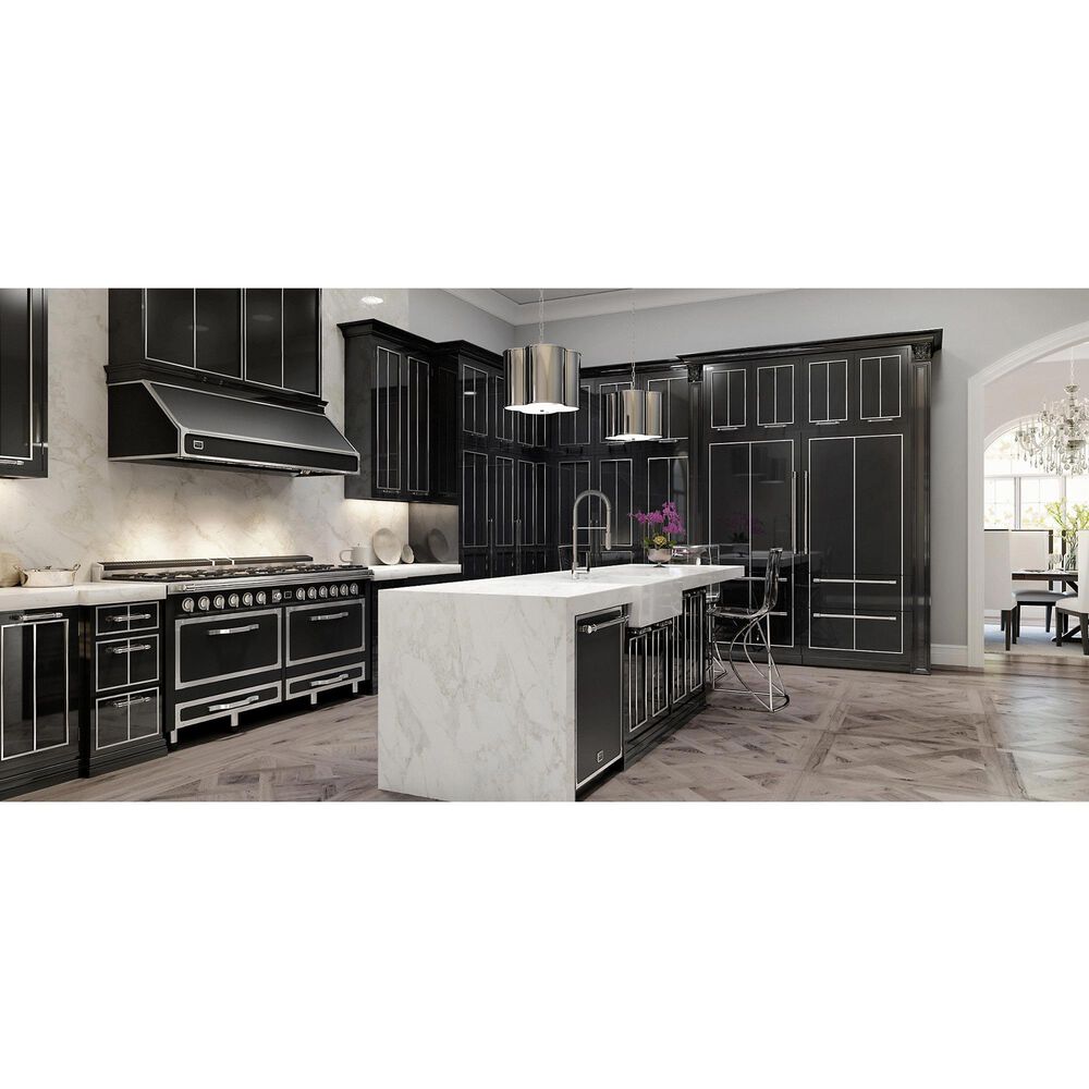 Viking Range 66" Freestanding Dual Fuel Range with 6 Burners in Cast Black, , large
