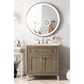 James Martin Vanities Chicago 30" Single Bathroom Vanity in Whitewashed Walnut with 3 cm Eternal Marfil Quartz Top and Rectangular Sink, , large
