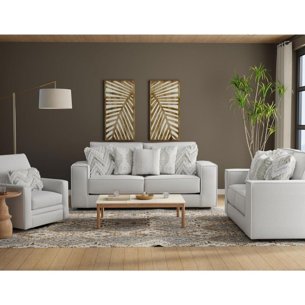 Henderson Arlington Swivel Accent Chair in Hera Porcelain, , large