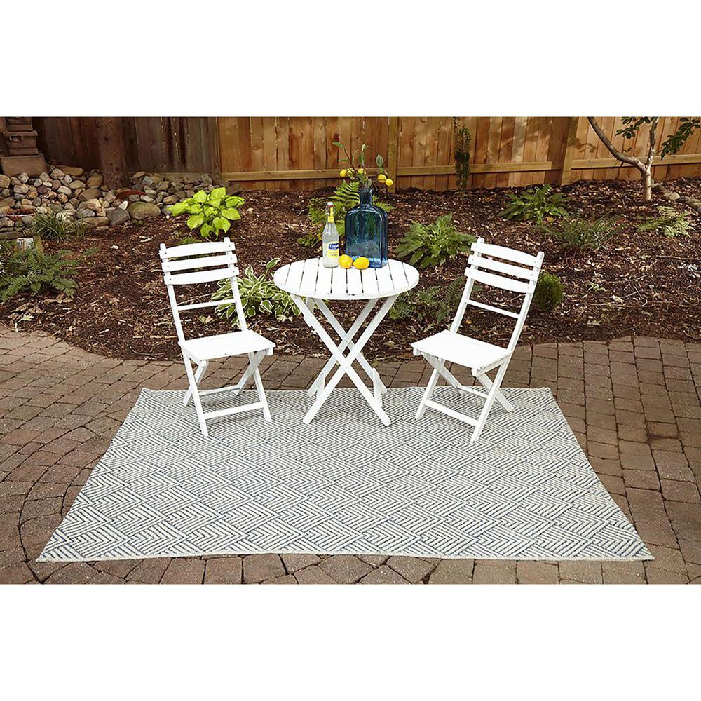 Momeni Como COM-3 4&#39; x 6&#39; Blue Area Performance Rug, , large