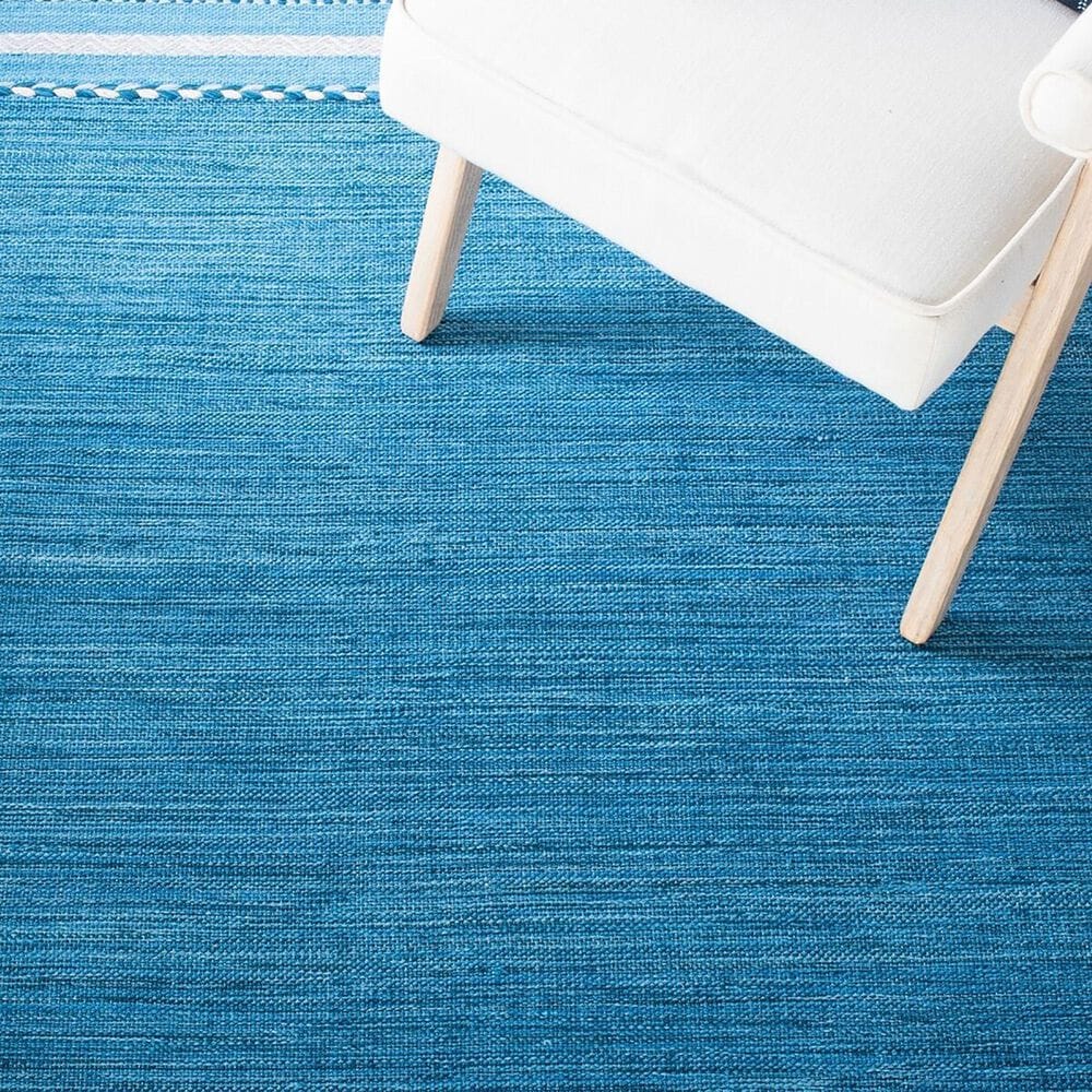Safavieh Montauk MTK215M 6&#39; Square Blue and Grey Area Rug, , large