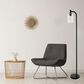 Timberlake 65" Modern Floor Lamp with LED Edison Bulb in Black, , large