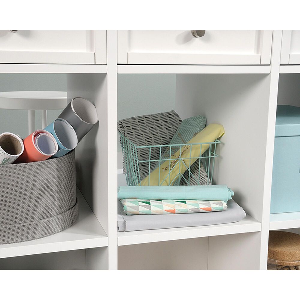 Sauder Craft Pro Work Table in Laminate White Nebraska Furniture Mart