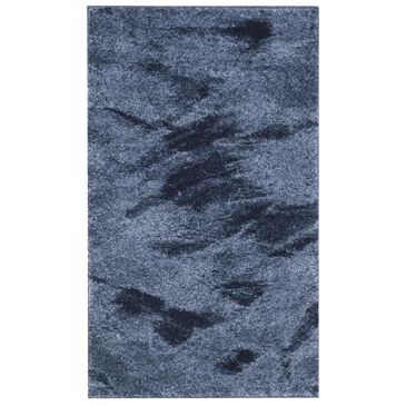 Safavieh Retro RET2891-6065 4" x 6" Light Blue and Blue Area Rug, , large
