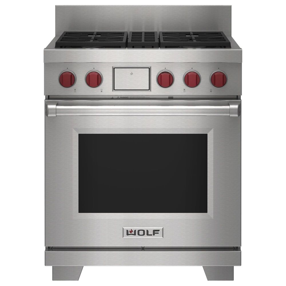 Wolf Appliances Dual Fuel Range Riser in Stainless Steel, , large